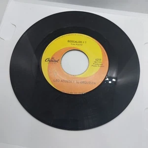 Leo Acosta Y Su Orquesta Relampago / Boogaloo #1 45 Vinyl Record VG - Imagen 1 de 2