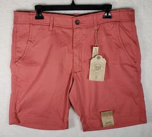 True Craft Men's Size 36 Casual Chino Shorts Flat Front  9” Inseam NEW - Picture 1 of 9