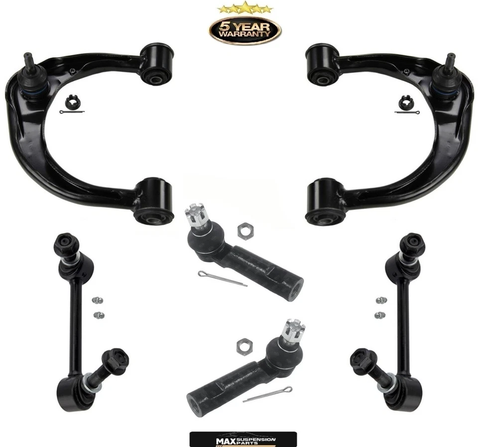 Brazos de control inferiores superiores delanteros barras de amarre enlaces BJ para Toyota Tacoma 2016-2022 Foto 1 de 1