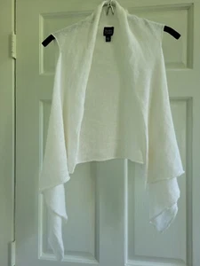 ***EILEEN FISHER  Sz M linen VEST TOP  - Picture 1 of 6