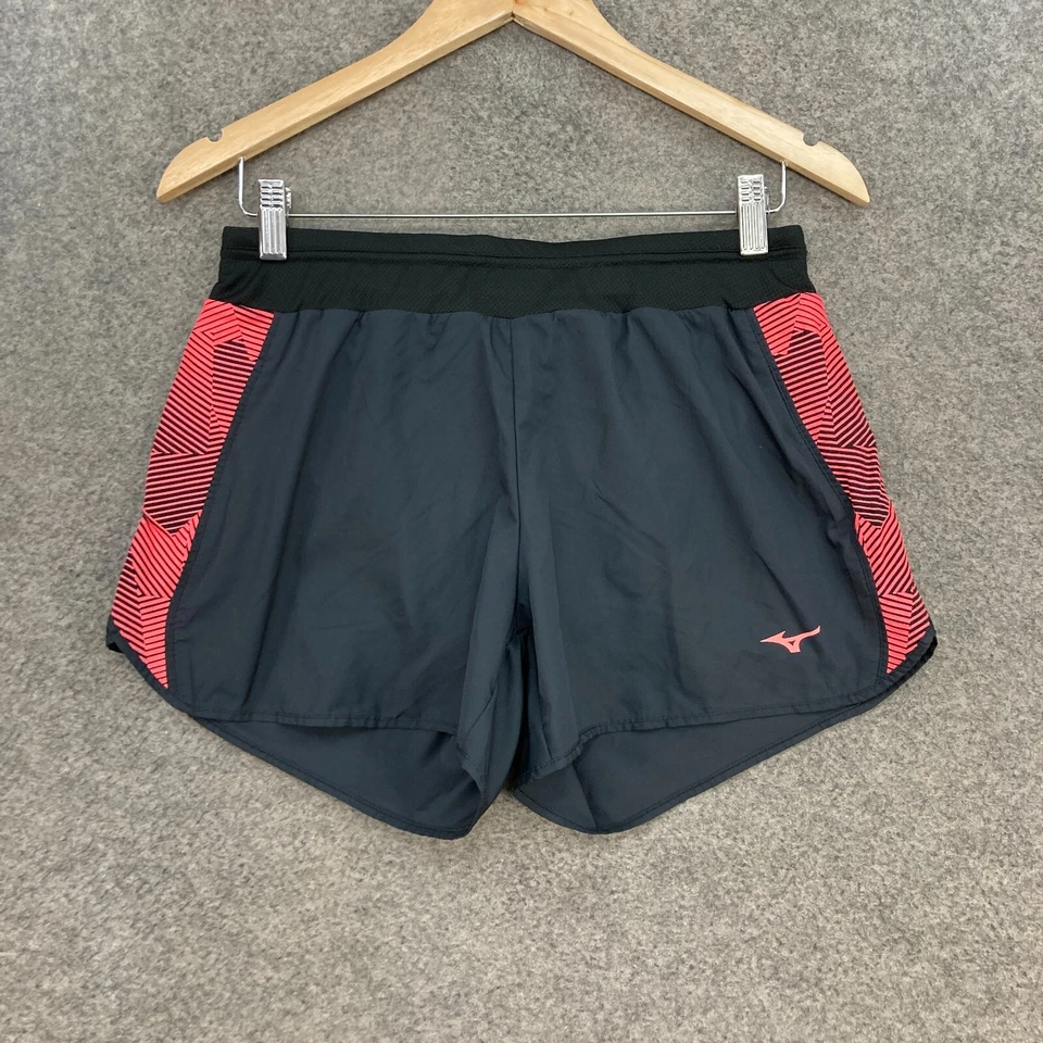 Pantalones Cortos Mizuno Para Mujer Medianos Negros Forrados Cintura Elástica Elastizados Golf Correr 24609 Foto 1 de 4