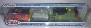 Thomas & Friends Motorized Toy Train Percy Battery-Powered Engine & Brake Car - Picture 1 of 3
