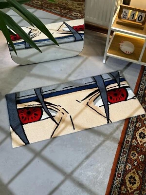 Anime Eyes Rugs Hand Tufted Wool Handmade Area Rug Carpet for Home Living Room - Image 1 of 4