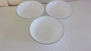 3 ciotole Corelle Modena bordo grigio 6 1/4" - Foto 1 di 4