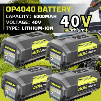 FÜR RYOBI Pour batterie Ryobi 36V 8,0AH/6,0Ah BPL3650D BPL3640D OP4015 OP4050 BPL3626D2 FR