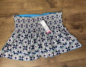 Lucky in Love Skirt XL Tennis Run Geo Retro Wicking Quick Dry NEW - Picture 1 of 5