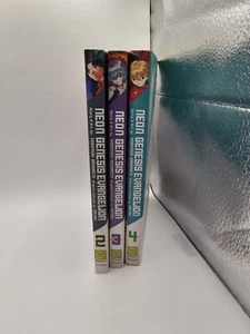 Neon Genesis Evangelion - Manga- 2 3 4 - FREE POSTAGE! - Picture 1 of 14