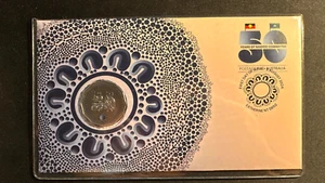 2024 Australia PNC 50 Years of NAIDOC Committee 50c Uncirculated Coloured Coin - Picture 1 of 2