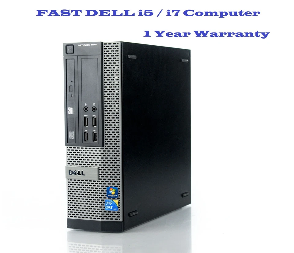 DELL i7 3rd GEN / i5 COMPUTER PC 8GB RAM SSD HDD UPTO 1TB OptiPlex 7010 / 790 - Image 1 of 3