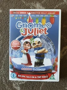 GNOMEO AND JULIET DVD LIMITED EDITION CHRISTMAS SNOWGLOBE COVER KIDS - Picture 1 of 2