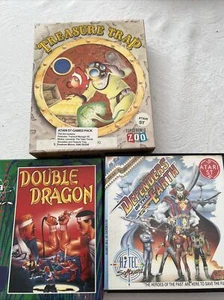 ATARI ST SPIELE VERTEIDIGER DER ERDE DOPPELDRACHE UND SCHATZFALLE - Bild 1 von 8