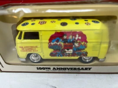 Campbell's Soup 100 Aniversario LLEDO Diecast VW Volkswagen Bus Amarillo Foto 1 de 4