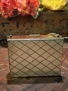 SELTENER 1940ER ZELL FIFTH AVE MINI HANDTASCHE ZIGARETTENPULVER KOMPAKTER LIPPENSTIFTKAMM - Bild 1 von 11