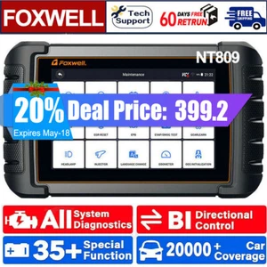 Foxwell NT809 All System ABS SRS TPMS DPF IMMO OBD2 Scanner Auto Diagnostic Tool - Picture 1 of 11
