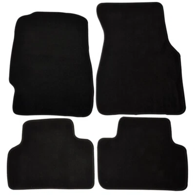 Fits 92-95 Honda Civic Black Floor Mats Carpets Nylon Front & Rear Non-Slip 4PCS - Изображение 1 из 4