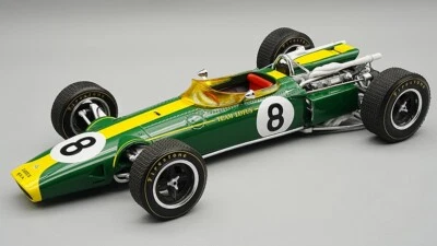 MODELLINO AUTO F1 STATICO TECNOMODEL LOTUS 43 SUDAFRICA GP 1967 GRAHAM HILL 1/18 - Immagine 1 di 4
