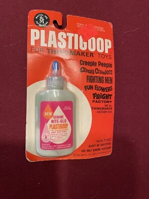Glo Plastigoop Nite para Thingmaker Toys Mattel Original 1965 Cardado Sellado Foto 1 de 2