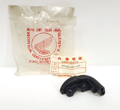 Carcasa de acelerador inferior genuina Honda XL250R XL500R OEM 53168-KB7-000 NOS nueva Foto 1 de 4