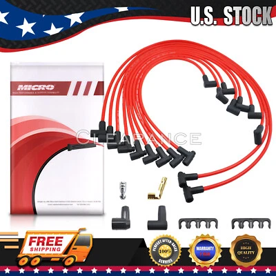 Spark Plug Wire Set 8.5MM  For Chevrolet Chevy GM Small Block283 305 307 327 350 Foto 1 de 4