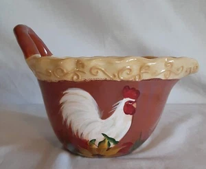 Belle Casa by Ganz Rooster Sunflowers Pitcher Yellow Brown - Picture 1 of 6