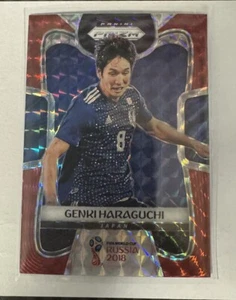 Genki Haraguchi 2018 Prizm World Cup Giappone Mosaico Rosso Prizm π―π΅ - Foto 1 di 2