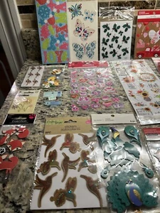 Enorme lotto di nuovi adesivi Natale, San Valentino, animali farfalle e altro - Foto 1 di 24
