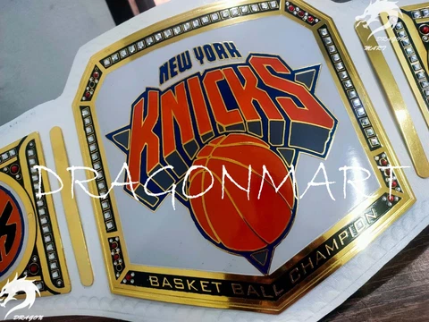 New York Knicks Championship Belt NBA Basketball Replica Belt 4mm Zinc Cover
