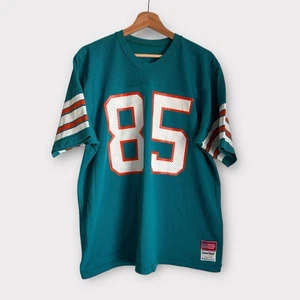 Camiseta vintage de los Miami Dolphins #85 XL punto arena MacGregor NFL malla años 80 - Imagen 1 de 4