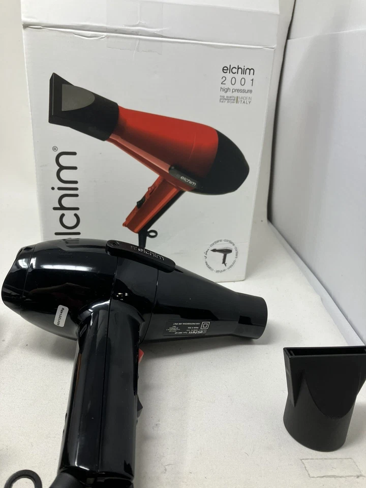 Elchim Professional 2001 High Pressure Hair Dryer - 2000 Watt BLACK - Image 1 of 3