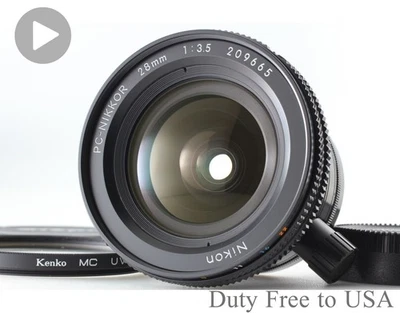 [Excelente COMO NUEVO] Nikon PC Nikkor 28mm f3.5 Gran Angular MF Shift Lens... - Imagen 1 de 4
