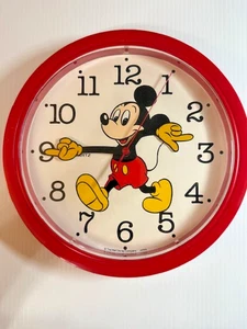 Mickey Mouse collectible wall clock 10 inch Round - Picture 1 of 4