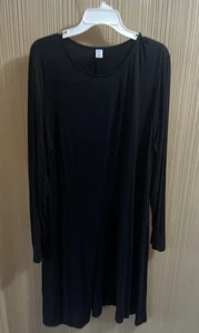 Vestido para mujer talla grande negro azul marino antiguo talla XXL alto - Imagen 1 de 5