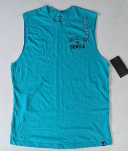 Under Armour Project Rock Show Me Sweat 1381182 369 man green tank S Brand New - Picture 1 of 3