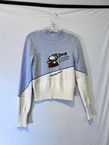American Eagle Christmas Peanuts Snoopy Pullover Mock Neck selten Gr. S - Bild 1 von 3