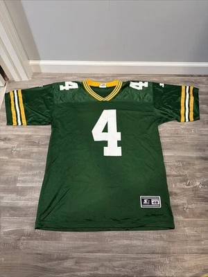 Camiseta De Colección Años 90 1998 Brett Favre Green Bay Packers Talla 48 L NFL Fútbol Foto 1 de 4