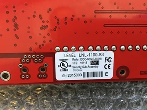 Lenel LNL-1100-S3 Input Mercury Alarm Control Module -  30 day wty FREE SHIPPING - Picture 1 of 4
