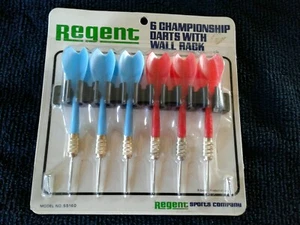 ⭐⭐⭐⭐⭐VINTAGE REGENT CHAMPIONSHIP DARTS NEW IN FACTORY SEALED PACKAGE - Picture 1 of 3