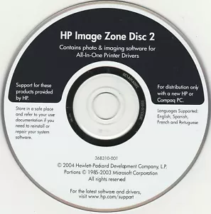 HP Image Zone Plus Disc 2 by Hewlett-Packard 2004 ~ CD-ROM - Picture 1 of 2