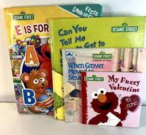 Menge von 4 Sesamstraßenbüchern Hardcover & Softcover Elmo Grover Zoe - Bild 1 von 18