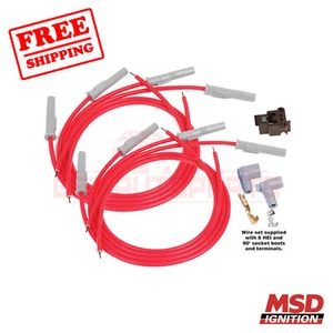 MSD Spark Plug Wire Set New fits Ford 300 1963 3744 - Picture 1 of 2