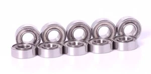 Roulements à billes 5x11x4mm 10 pièces - Roulement MR115 2TS - Roulement scellé PTFE MR115 - Photo 1 sur 3