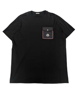 Camiseta Moncler Bolsillo Logo Negra - XL - Precio de venta sugerido por el fabricante 275 GBP - Imagen 1 de 11