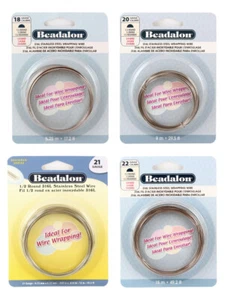 Beadalon 316L Edelstahl halbrunde Verpackung Handwerk Draht Karton - Bild 1 von 1