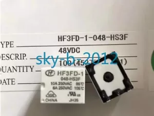 3 PCS NEW IN BOX HF HF3FD-1/048-HS3F Power Electrical Relay - Picture 1 of 3