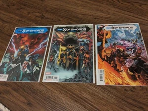 2021 Marvel Comics X-Men, X of Swords 3 issues, 1st Prints A CVRS NM+, Hickman - Picture 1 of 10