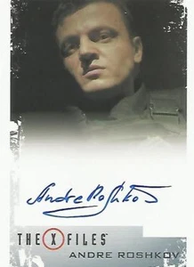 Tarjeta autógrafa X-Files temporadas 10 y 11 - Andre Roshkov "Commander Al" - Imagen 1 de 1