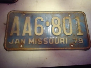 Januar 1979 Missouri blaues Nummernschild, _____________________E-189 - Bild 1 von 2