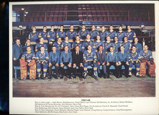 1967-68 ST. LOUIS BLUES TEAM 8X10 PHOTO