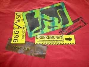 Camiseta Drunknmunky 1996 De Colección Hombres Talla L Streetwear Hip Hop Mono Borracho RARA - Imagen 1 de 7