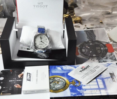 Men's Tissot T006407B Le Locle Powermatic 80 Date Skeleton 23j w Box & Papers  - Image 1 of 4